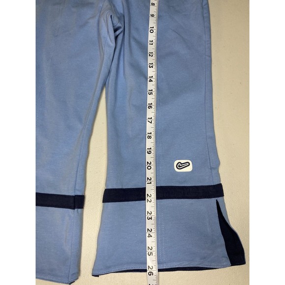 Nike Girls Light Blue Flare Bottom Sweatpants Size Medium (10-12) - Picture 14 of 14